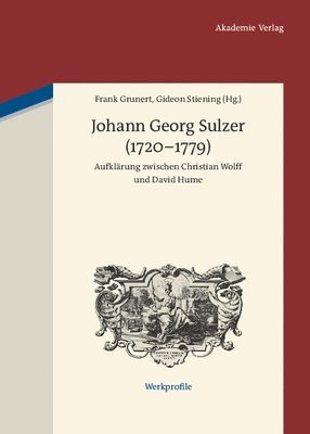 Johann Georg Sulzer (1720-1779) (inbunden)