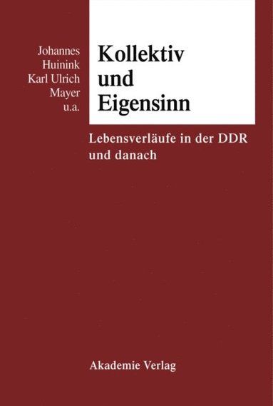 Kollektiv und Eigensinn (e-bok)