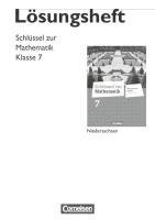 Schl�ssel zur Mathematik 7. Schuljahr. L�sungen zum Sch�lerbuch. Differenzierende Ausgabe Niedersachsen (h�ftad)