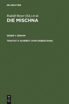 Schebiit (Vom Sabbatjahr) (inbunden)