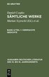 Smtliche Werke, Band 2/Teil 1, Vermischte Gedichte