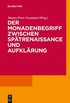Der Monadenbegriff zwischen Sptrenaissance und Aufklrung