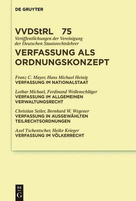 Verfassung als Ordnungskonzept (inbunden)