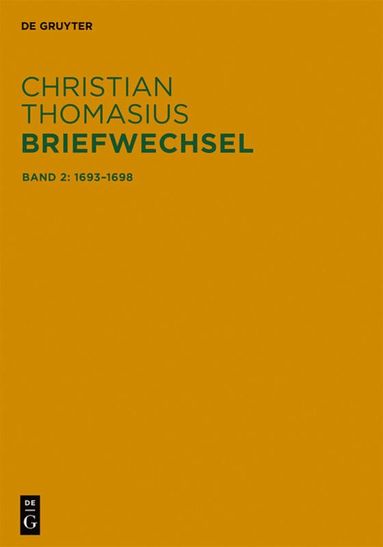 Briefe 1693-1698 (häftad)