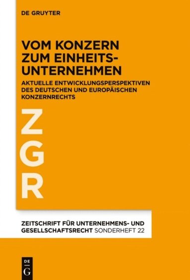 Vom Konzern zum Einheitsunternehmen (hftad)
