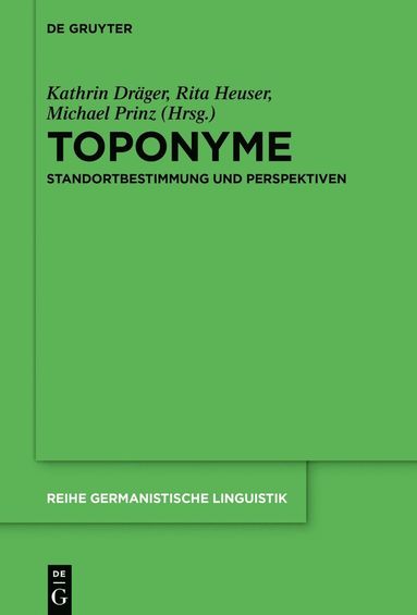 Toponyme (häftad)
