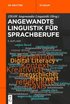 Angewandte Linguistik F�r Sprachberufe