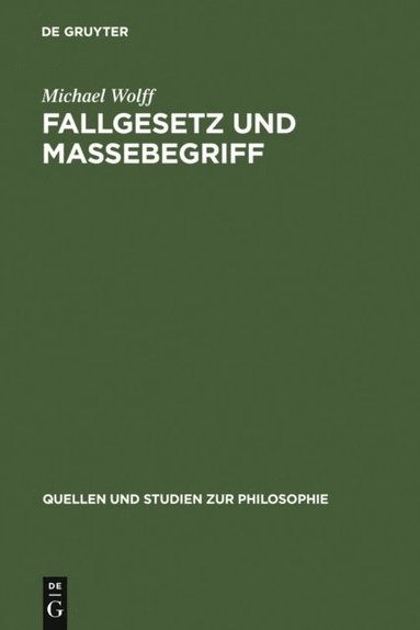 Fallgesetz und Massebegriff (e-bok)