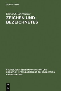 Zeichen Und Bezeichnetes Av Edmund Runggaldier E Bok - 