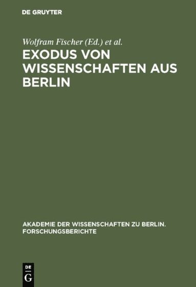 Exodus von Wissenschaften aus Berlin (e-bok)
