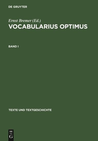 Vocabularius optimus (e-bok)
