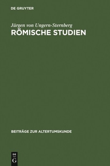 Römische Studien (e-bok)