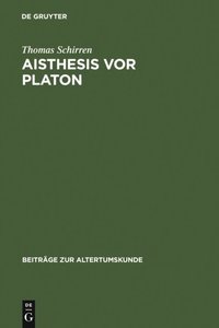 Aisthesis vor Platon (e-bok)