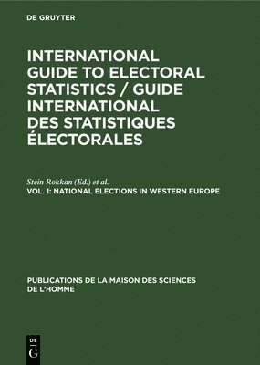 National elections in Western Europe (inbunden)