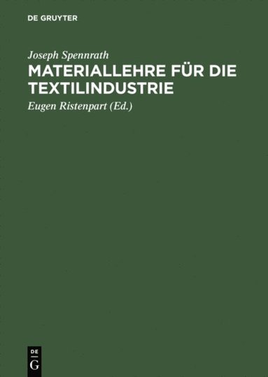 Materiallehre fÃ¼r die Textilindustrie
