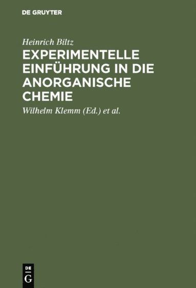 Experimentelle Einführung in die anorganische Chemie (e-bok)