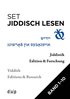 Set: Jiddisch Lesen: Jiddistik Edition Und Forschung Bd. 1-10