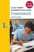 Langenscheidt Grammatik fr die Schule: Franzsisch