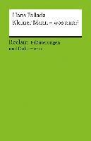 Kleiner Mann - was nun? Erluterungen und Dokumente (inbunden)