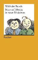 Max Und Moritz in Neun Dialekt (häftad)