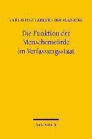 Die Funktion der Menschenwrde im Verfassungsstaat (hftad)