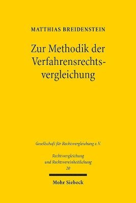 Zur Methodik der Verfahrensrechtsvergleichung (häftad)