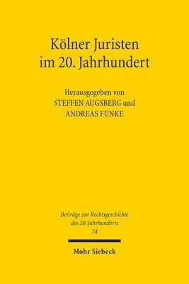 Klner Juristen im 20. Jahrhundert (hftad)