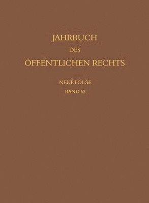 Jahrbuch des ffentlichen Rechts der Gegenwart. Neue Folge (hftad)