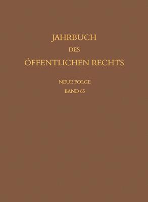 Jahrbuch des ffentlichen Rechts der Gegenwart. Neue Folge (hftad)