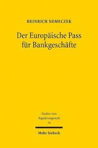 Der Europische Pass fr Bankgeschfte (hftad)