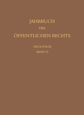 Jahrbuch des ffentlichen Rechts der Gegenwart. Neue Folge (hftad)
