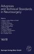Advances and Technical Standards in Neurosurgery: Vol 18