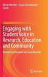Engaging with Student Voice in Research, Education and Community