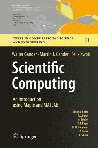 Scientific Computing - An Introduction using Maple and MATLAB (inbunden)