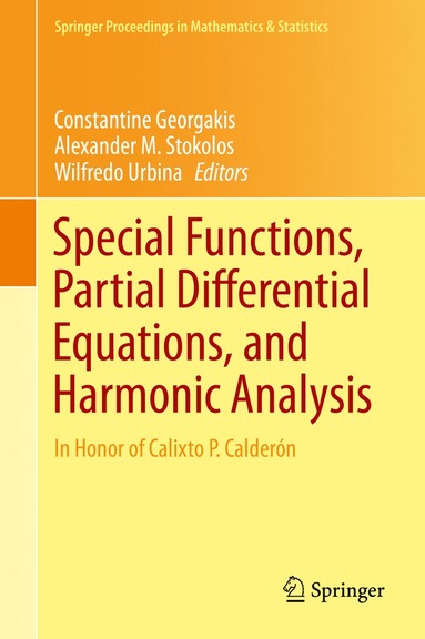 Special Functions, Partial Differential Equations, and Harmonic Analysis (kartonnage)