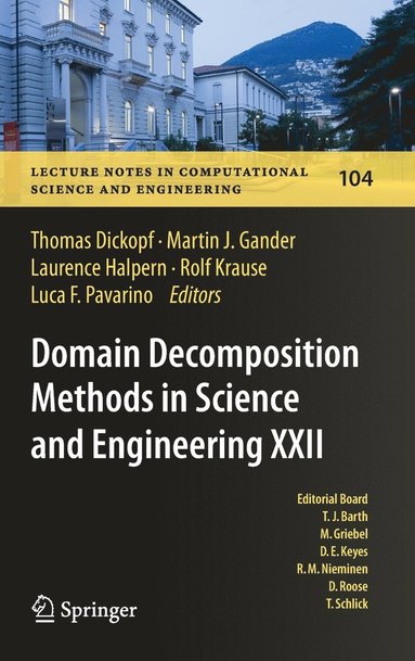 Domain Decomposition Methods in Science and Engineering XXII (hftad)