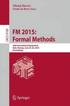 FM 2015: Formal Methods
