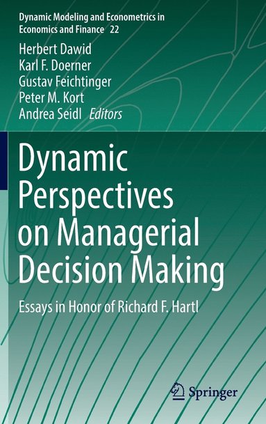 Dynamic Perspectives on Managerial Decision Making (häftad)