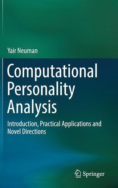 Computational Personality Analysis (inbunden)