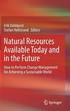 Natural Resources Available Today and in the Future