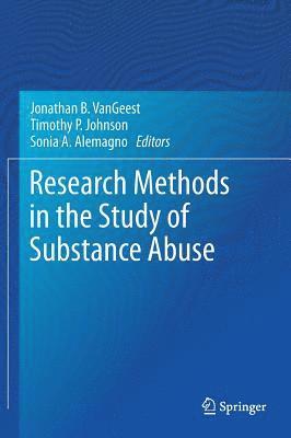 Research Methods in the Study of Substance Abuse (inbunden)