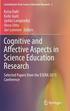 Cognitive and Affective Aspects in Science Education Research