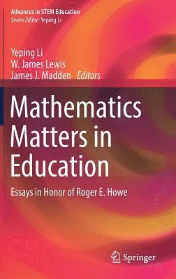 Mathematics Matters in Education (inbunden)