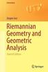 Riemannian Geometry and Geometric Analysis