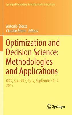 Optimization and Decision Science: Methodologies and Applications (h�ftad)