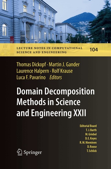 Domain Decomposition Methods in Science and Engineering XXII (h�ftad)