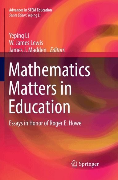Mathematics Matters in Education (inbunden)