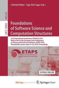 Foundations Of Software Science And Computation Structures (häftad)