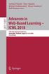 Advances in Web-Based Learning  ICWL 2018