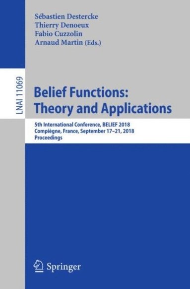 Belief Functions: Theory and Applications (inbunden)